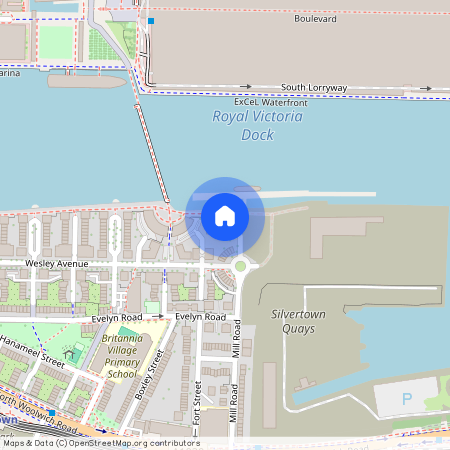 Eastern Quay Apartments, Royal Victoria Dock E16