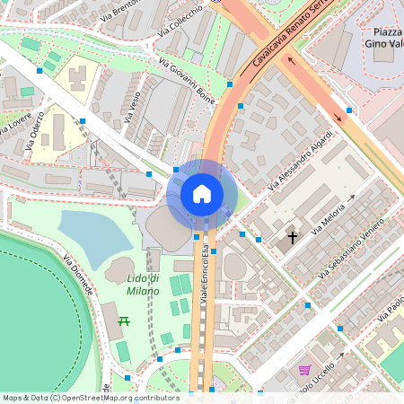 Piazza Carlo Stuparich, Milan, Lombardy 20148