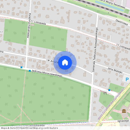 mazowieckie, Warszawa, Mokotów, Stary, Mokotów, Artura, Grottgera