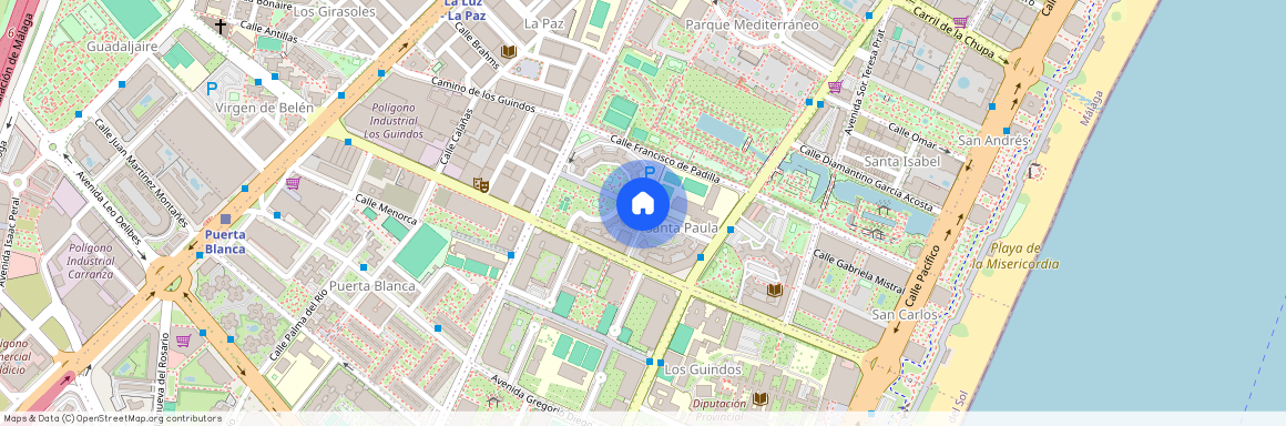 Los Guindos - Parque Mediterráneo - Santa Paula, Málaga