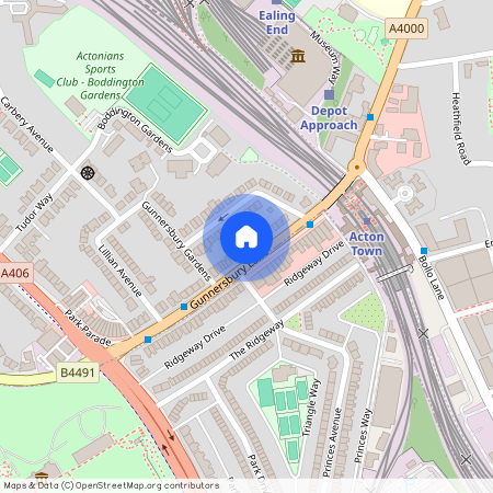 Gunnersbury Lane, Gunnersbury, London, W3
