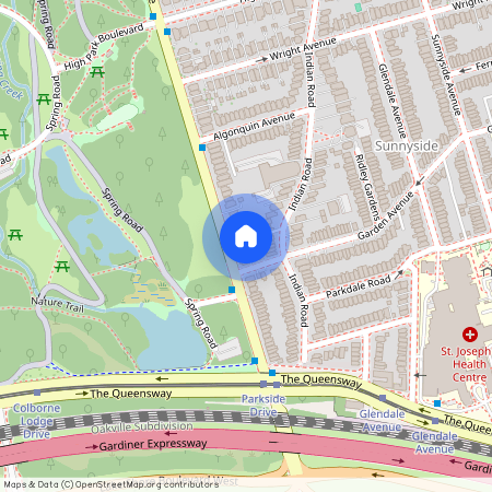 95 Parkside Drive Unit# Rear, Toronto