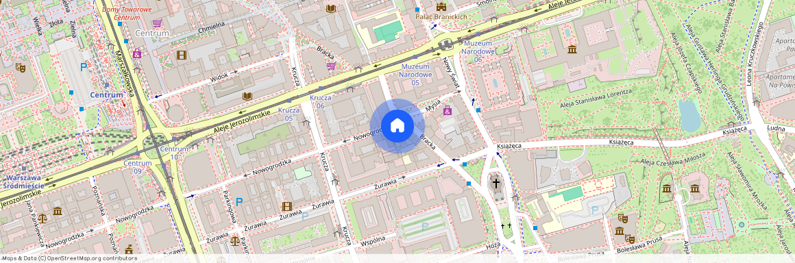 Warszawa, Ochota, Filtry, Nowogrodzka