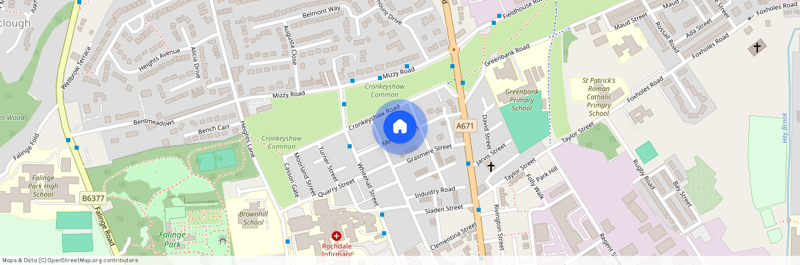 Medley Street, Greater Manchester OL12