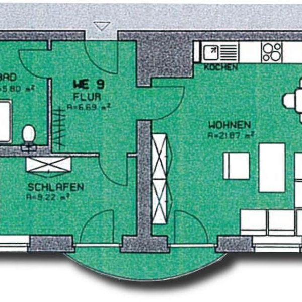 Renovierte 1,5 Raum Wohnung am Schwanenteich sucht Sie! - Photo 1