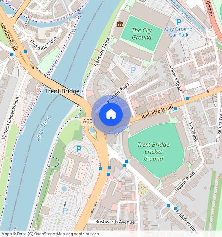 West Bridgford, Radcliffe Road, NG2 5F, Nottingham