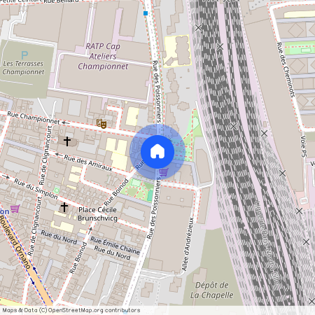 Rue des Poissonniers, Francja, Paris