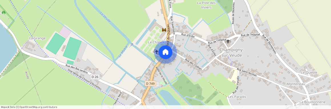 CENTRE-VAL-DE-LOIRE, INDRE-ET-LOIRE (37), 37120, Champigny Sur Veude