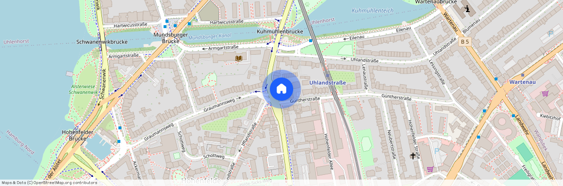 Kuhmühle 4 + 4a, 22087 Hamburg-Nord - Hamburg Hohenfelde