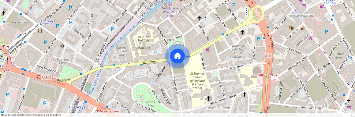 Bath Row, Birmingham, B15