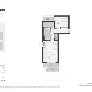 51,70qm 2ZI-S-Terrassenwohnung, Erstbezug, ökologische Bauweise - Foto 3