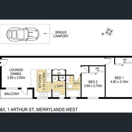 Freshly painted 2 bedroom unit in the heart of merrylands - Photo 4