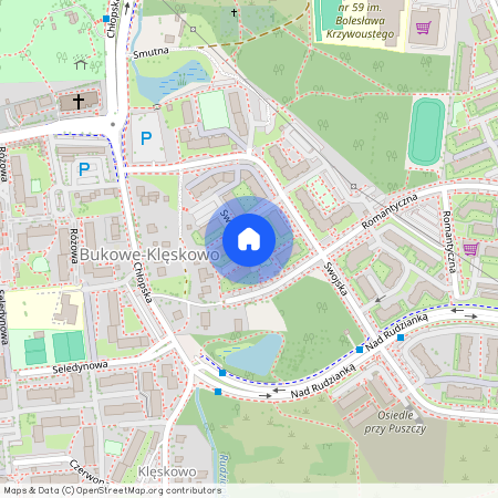 ul. Swojska, Bukowe-Klęskowo, Prawobrzeże, Szczecin, zachodniopomorskie