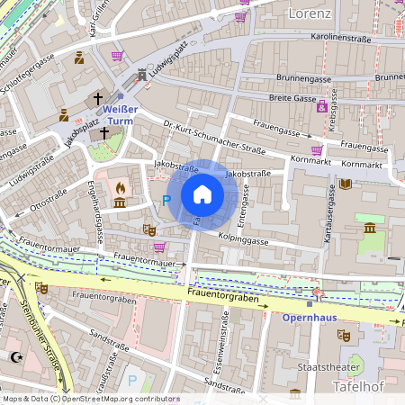 Färberstraße, 90402 Nürnberg (Mittelfr) - Mitte