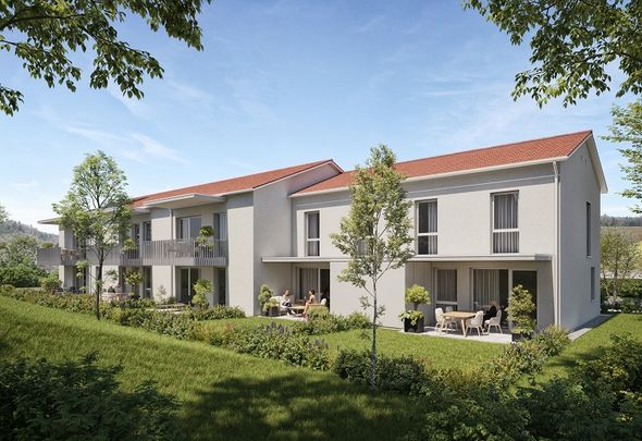 Erstbezug - Sonnige 2-Zimmer-Wohnung im Obergeschoss mit Balkon - Photo 1