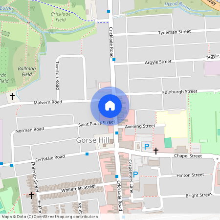 En-suite double room, all bills included, Cricklade Road, Gorse Hill