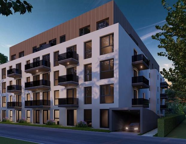 Bester Energiestandard! Moderne 1-Zi-Erdgeschosswohnung mit Garten und Küche - KFW 40 NH - Foto 1