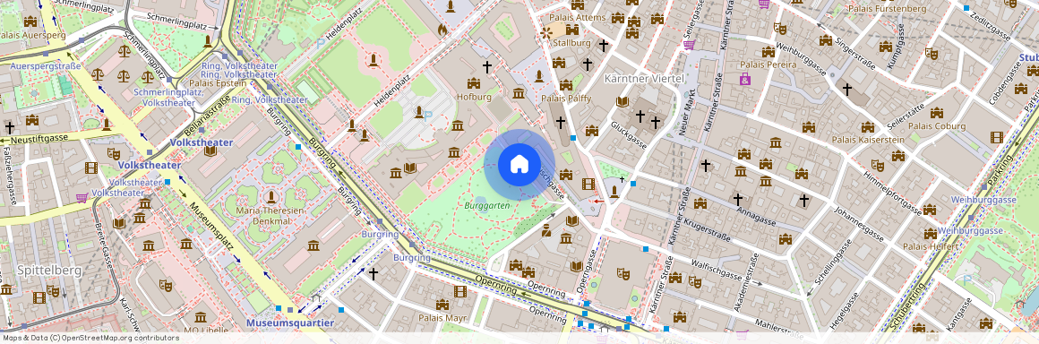 Schillerplatz, Opernring, Staatsoper, Burggarten, 1010, Wien