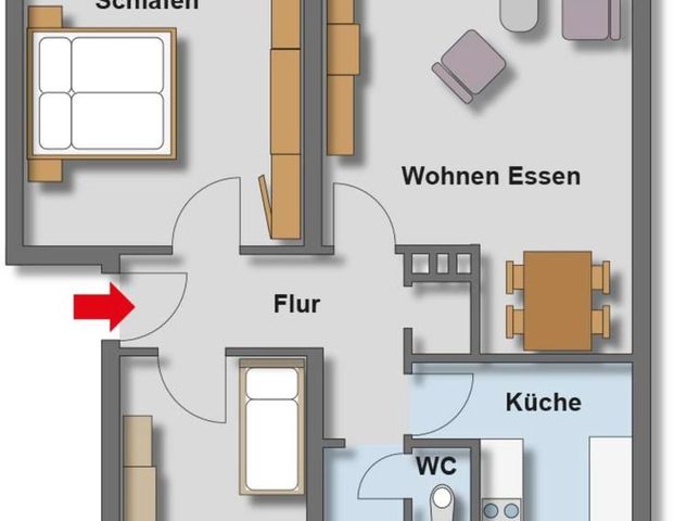 3 ZIMMERWOHNUNG IN ISERLOHN SÜMMERN - Foto 1