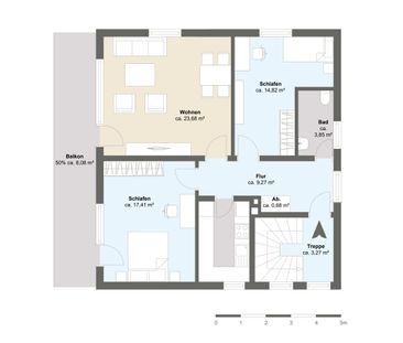 Zentral in Werther - gepflegte 3-Zi.-Mietwohnung mit Balkon und Car... - Foto 1