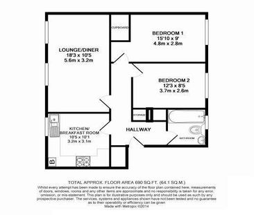 2 bedroom apartment to rent - Photo 5