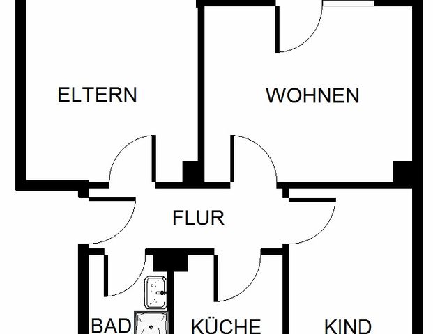 Demnächst frei! 3-Zimmer-Wohnung in Gelsenkirchen Scholven - Photo 1