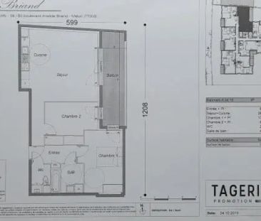 Appartement à louer 3 pièces 64.9m² - Photo 5