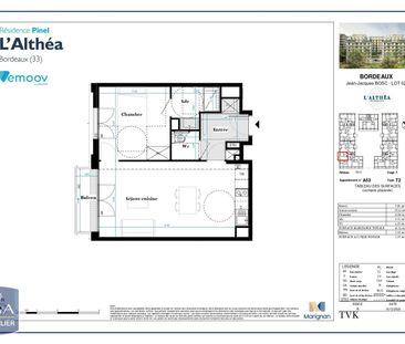 Location Appartement 2 pièces 48m² BORDEAUX 33000 - Photo 2