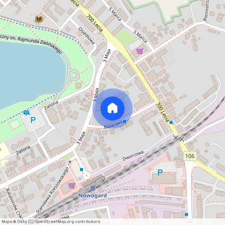 ul. Bankowa, Nowogard, Nowogard, goleniowski, zachodniopomorskie