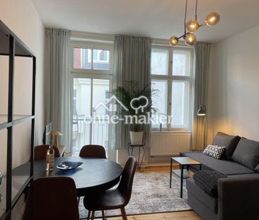 2-Zimmer-Wohnung, komplett renoviert und möbliert, in Pankow Florak... - Photo 1