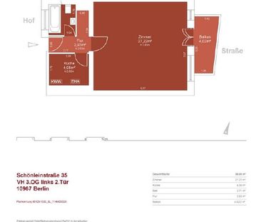 Singlewohnung mit Balkon im Gräfekiez! - Foto 5