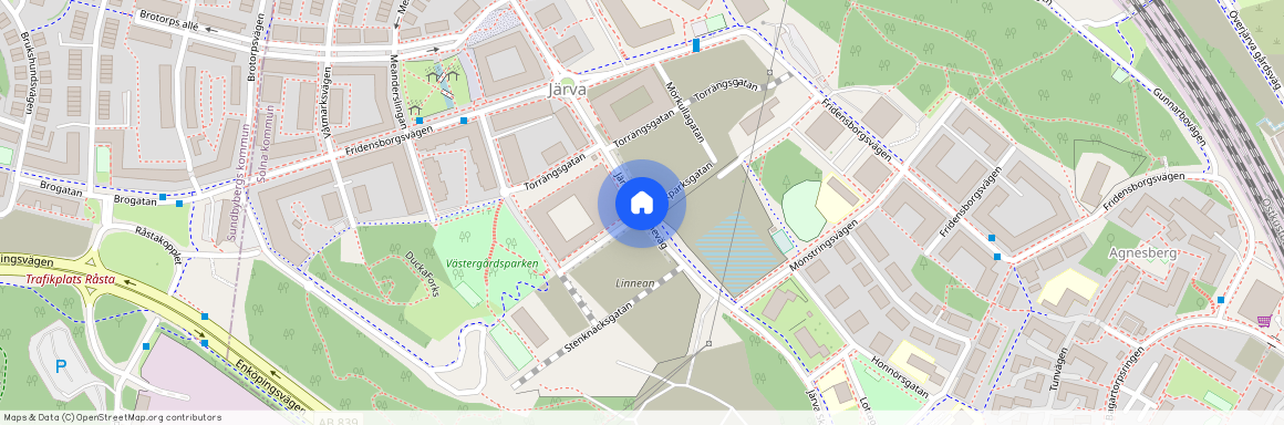 Järva Skjutbaneväg, Solna