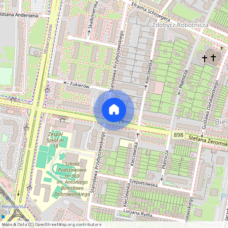 Warszawa, Bielany, im., Stefana, Żeromskiego