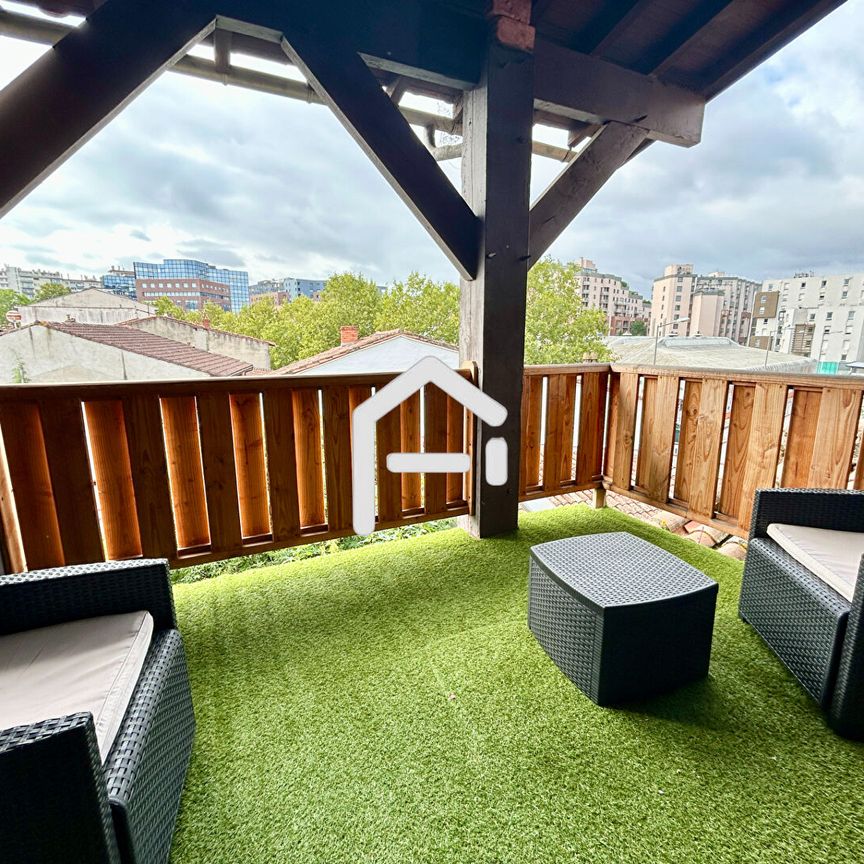 A louer : T3 Bis en Duplex de 52.89 m² à Toulouse + terrasse - Photo 1