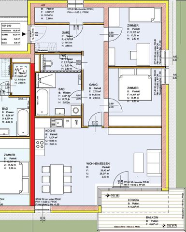 hochwertige 3-Zimmer Eckwohnung mit Balkon + Tiefgaragen-Stellplatz - Foto 3