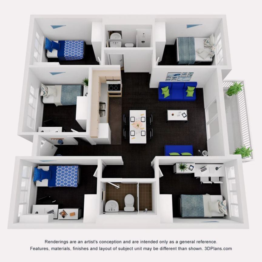 5 Bedroom Apartment north-Double Bed (DBL Occupancy) - Photo 1