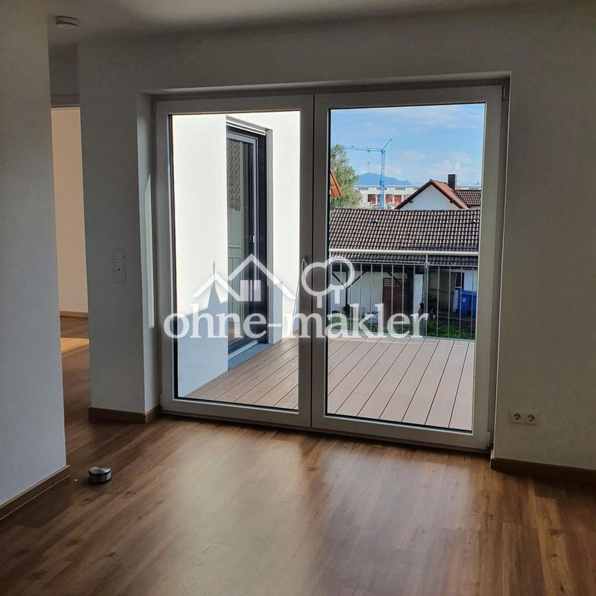 Moderne 2-Zimmer Wohnung mit Balkon und Einbauküche Kempten - Neubau - Foto 1