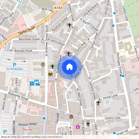 Orchard Street, Bury St. Edmunds, Suffolk, IP33