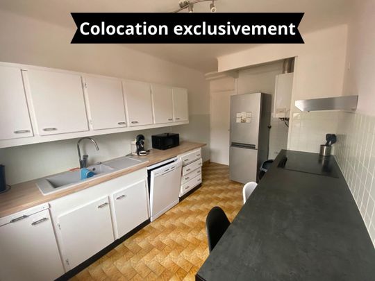 Chambre meublé -Appartement meublé de type 5 pour COLOCATION - Photo 1