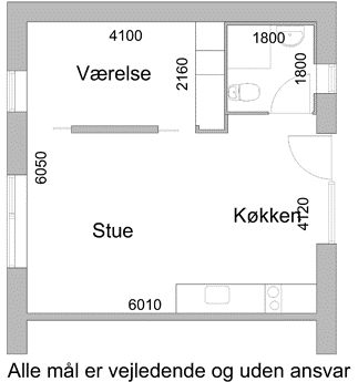 2-værelses studiebolig - Photo 3