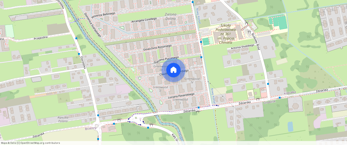 Warszawa Białołęka, Claudia Monteverdiego