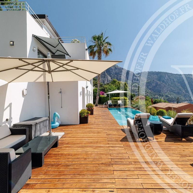 Villa Contemporaine d'Exception avec Vue Panoramique sur la Mer – Èze Bord de Mer - Photo 1