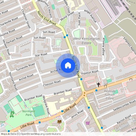 North End Road, West Kensington, London, W14