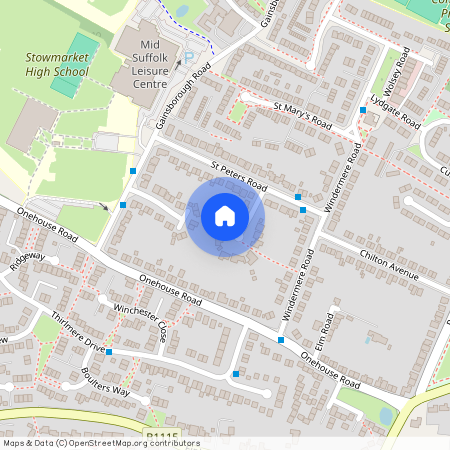 St. Peters Close, Stowmarket, Suffolk, IP14