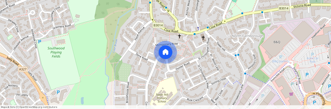 Montgomery Road, Farnborough, GU14