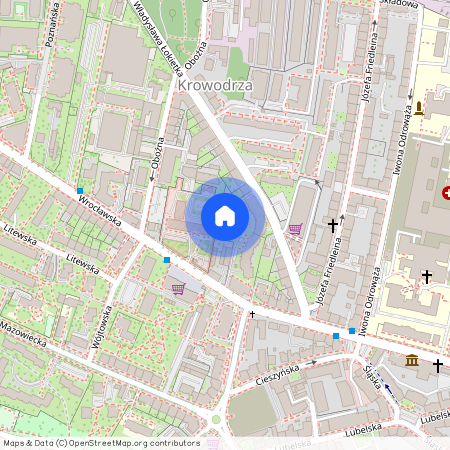 ul. Władysława Łokietka, Krowodrza, Krowodrza, Kraków, małopolskie