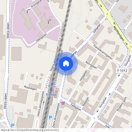 Östra järnvägsgatan, Tranås