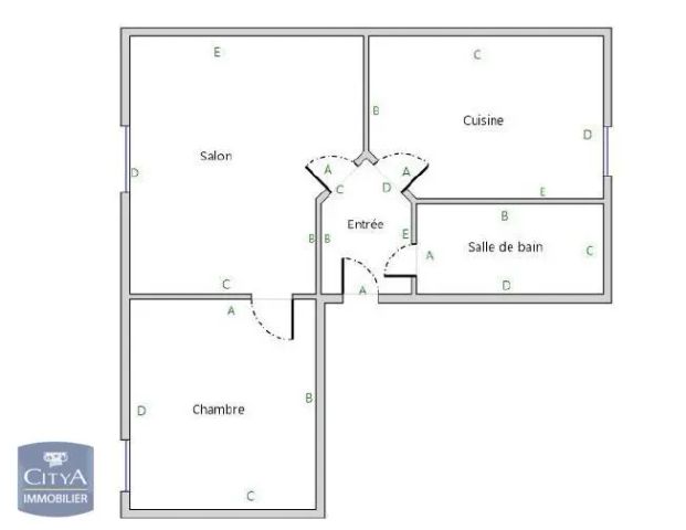 Appartement à louer 2 pièces 41.02m² - Photo 1