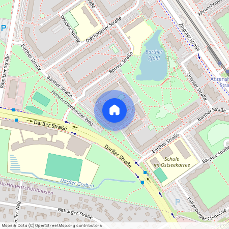 Barther Str. 58, 13051 Berlin OT Neu-Hohenschönhausen, Zur Karte