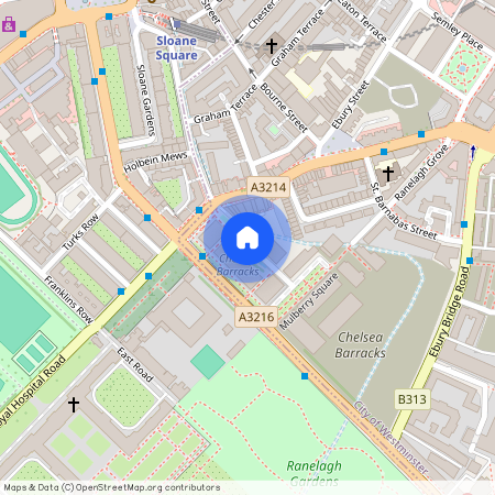 Chelsea Barracks, Belgravia, London, SW1W